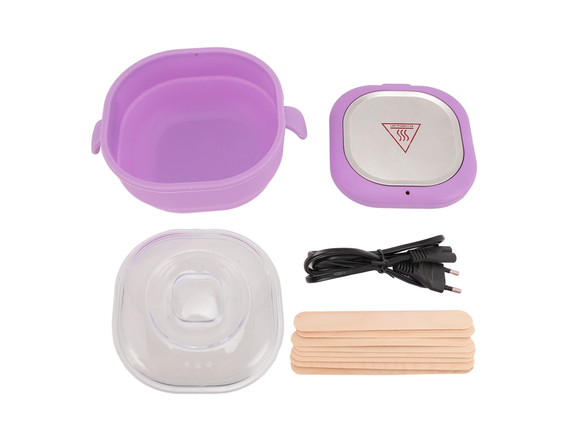 Laxiscreed Panela De Silicone Antiaderente Plegável, 3 Em 1, Roxa, Ideal Para Derreter Cera, Eu 220v
