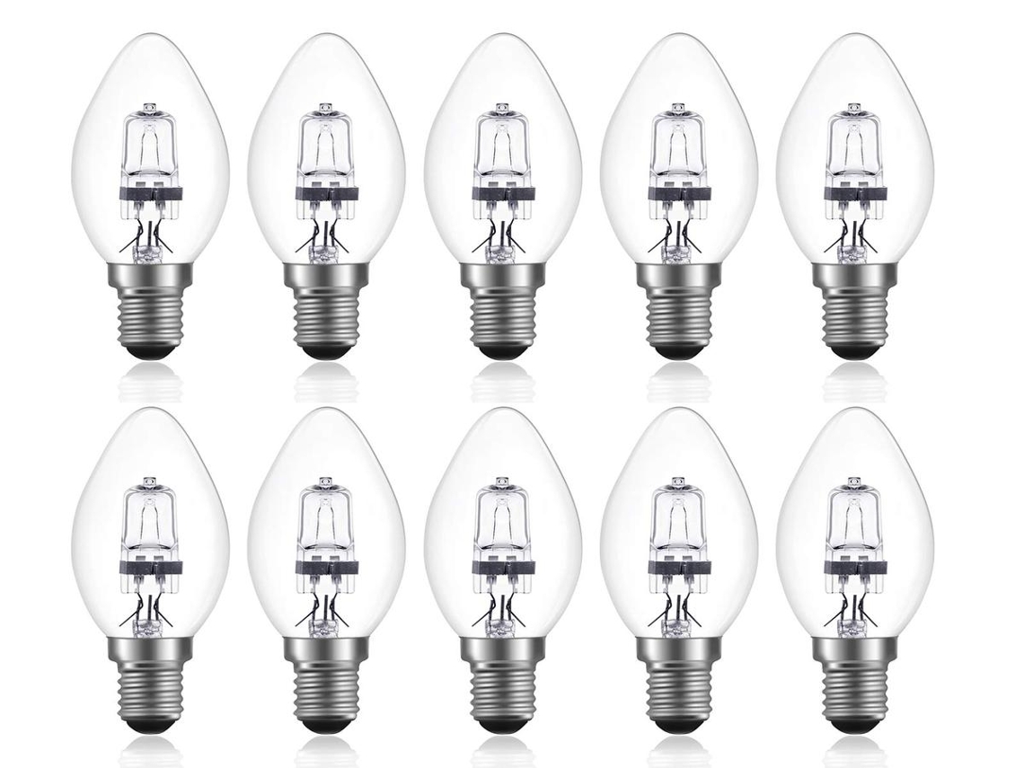 Lurelia Pack De 10 Lâmpadas Led E14 18w Branco Quente, Regulável, Sem Cintilação, Para Casa