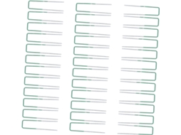Estacas Verdes, 50 Unidades, Estacas De Metal Chanfradas E Duráveis Para Projetos Ao Ar Livre. Gokoco