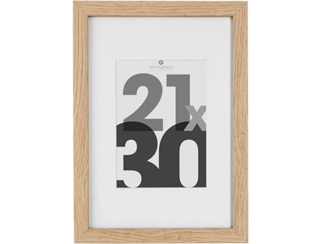 Moldura de Fotos ATMOSPHERA Em Madeira Natural 21X30Cm