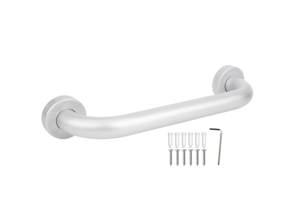 Barra de apoio de aço inox dourado 40cm para banheiro
