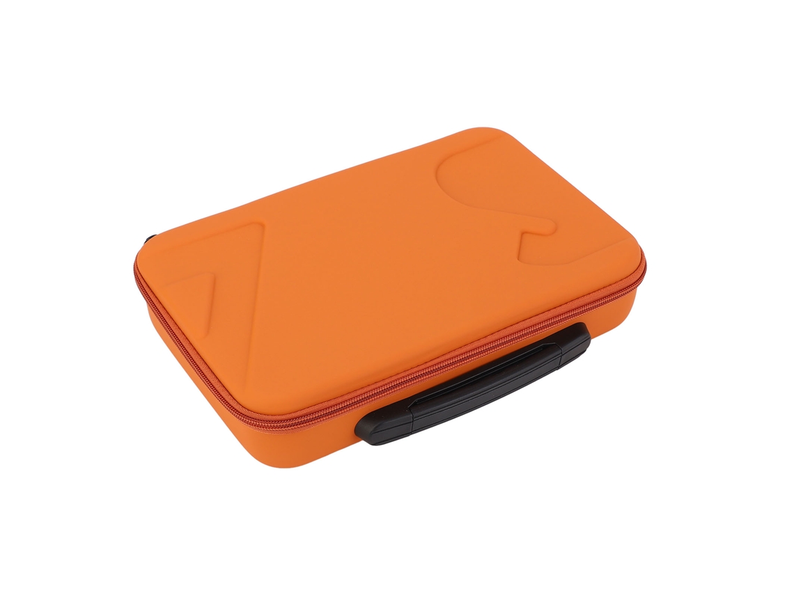 Action Camera Carrying Case Water Resistant Scratch Proof Shock Absorbing Portable Protective Storage Bag For Action 5pro 4 3 Orange LAXISCREED