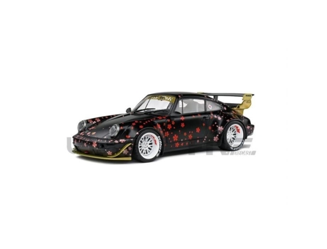 Carro em Miniatura Colecionável SOLIDO 1/18 Porsche 964 Rwb Body Kit Aoki 2021 Preto / Dourado 1807507