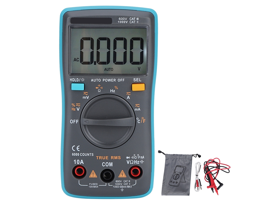 Lurelia Medidor De Capacitância, 220 V, 3 A, True Rms, Alcance Automático, Temperatura, Frequência Para Capacitores
