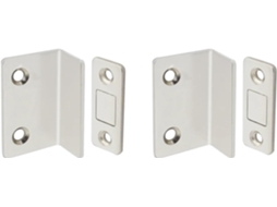Conjunto Com 20 Fechos Magnéticos Adesivos Armários, Travas De Porta Ultrafinas Móveis, Fecho De Porta Oculto
