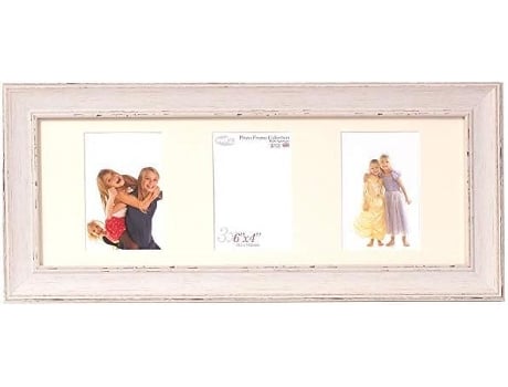 Inov8 British Made Picture/Photo Frame, Triple Aperture With 3 Portrait 6X4Inch Pk2 /Frames