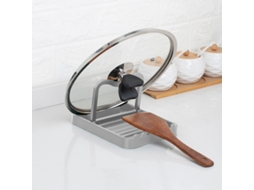 Suporte para Panela Tampa, Suporte Espátula, Colher, Purificador Pratos Multifuncional, Utensílio Armazenamento Cozinha -aquaforge