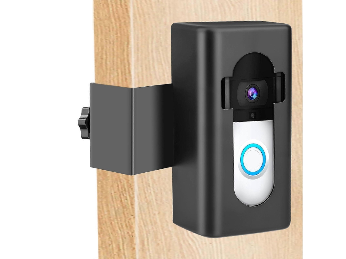 Lurelia Suporte Antirroubo, Sem Perfuração, Ajustável, Compatível Ring, Preto, Blink, Porta