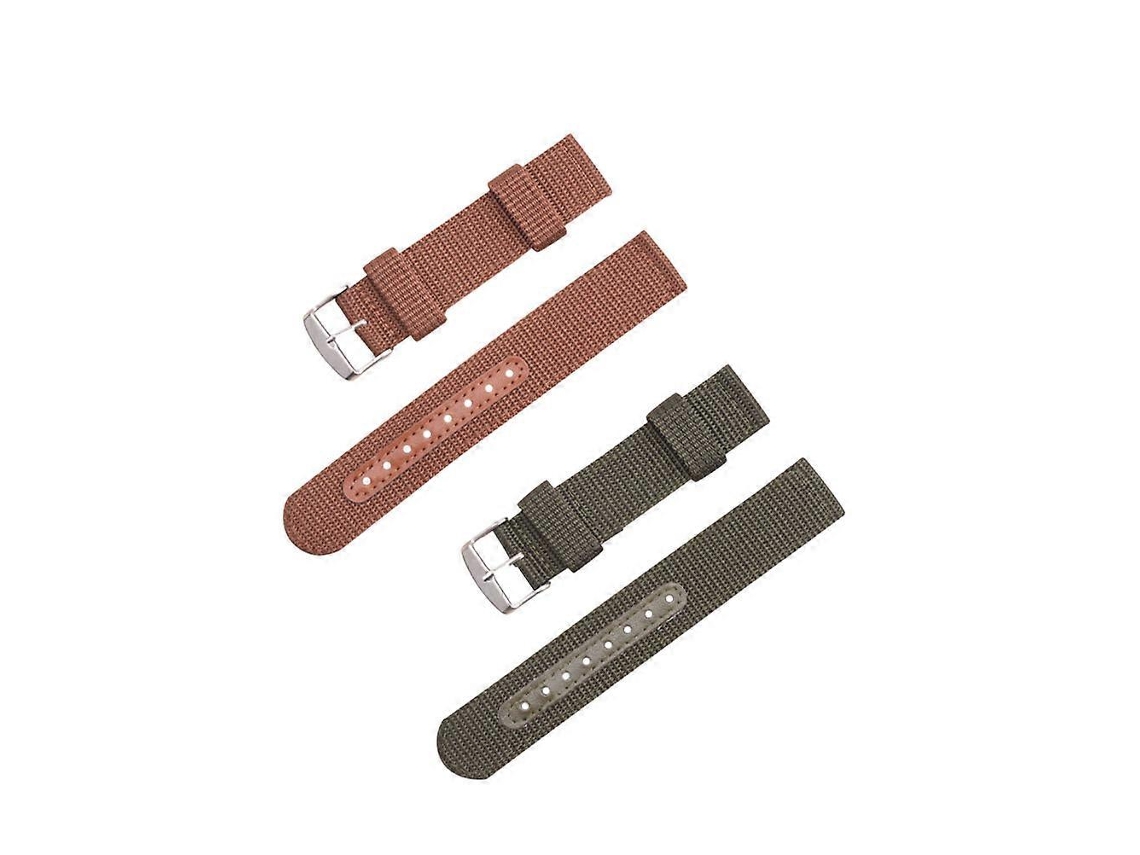 Pulseira De Tecido Para Relógio, Pulseira Substituível, Simples E Elegante, Para Homens E Mulheres, Uso Diário, Esportes, Pacote Com 2 Olysi Shop