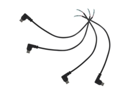 Pacote Com 4 Cabos Usb Para Conexão E Desconexão Convenientes, Plugue