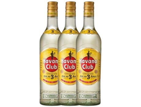 Rum HAVANA CLUB Havana Club Dorado 3 Anos (0.7 L - 3 unidades)