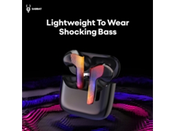 Aetheria fones de Ouvido Sem Fio Sabbat Bt5.3 Design Ergonômico Cancellamento de Ruído Bateria de Longa Duração