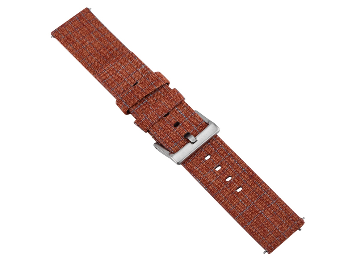 Pulseira Substituta Fitbit Versa Padrão Em Grade Marrom