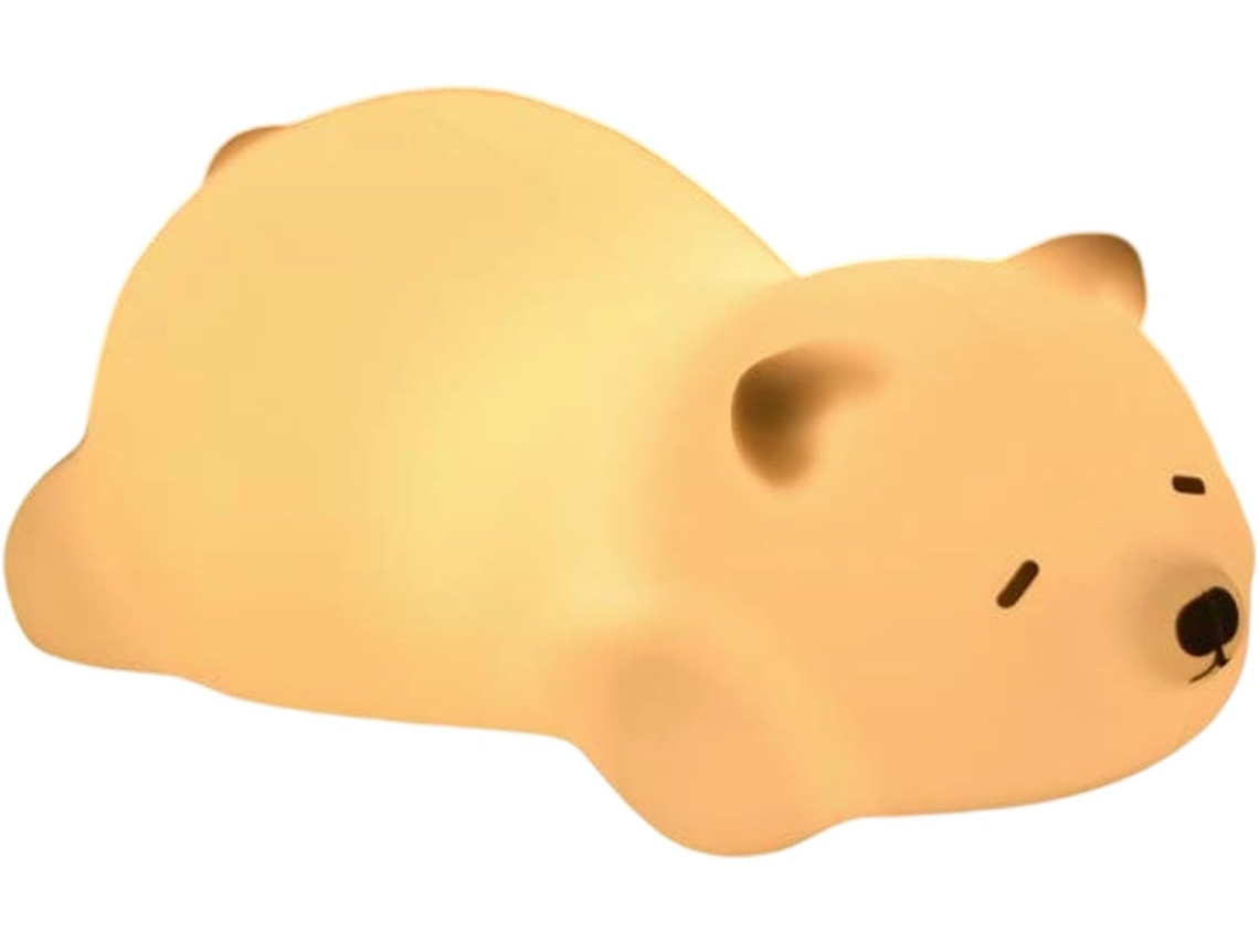Luminária Noturna De Silicone Com Desenho Animal Controle Por Toque