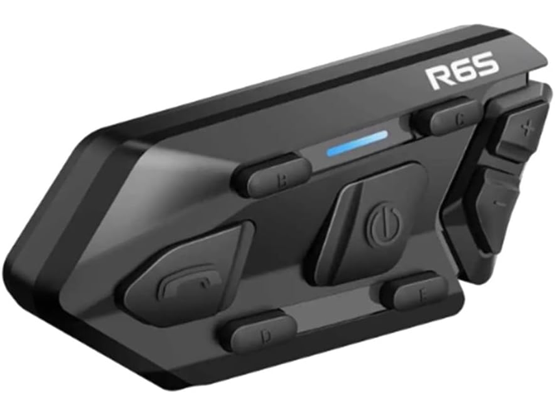 Casque De Moto Com Intercom Bluetooth R6s 1200m, Intercom Para 6 Pilotos, Écouteurs Étanches