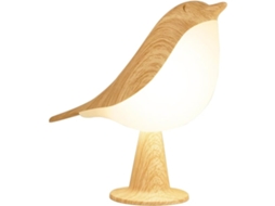 Luminária de Cabeceira Sensível Ao Toque, Pequena e Regulável, com 3 Níveis de Brilho, em Formato de Pássaro, para Quarto BRILVIBERA (kit Fy)