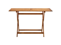 Mesa Dobrável Jardim 120x70x75 cm Madeira de Acácia Maciça MAISON EXCLUSIVE