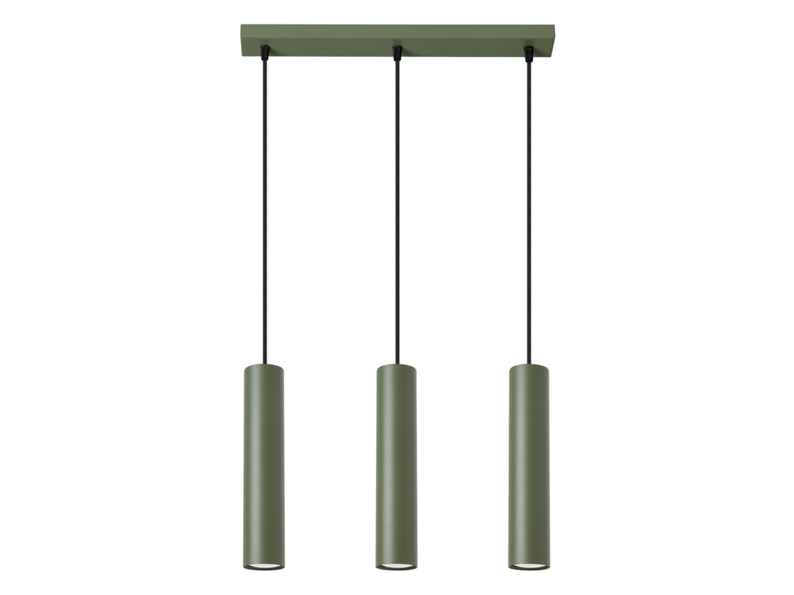 Sollux Sl.1486 Lámpara Colgante Lagos 3l Verde Oliva Verde Oliva
