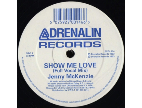Vinil Show Me Love Drenalin Records