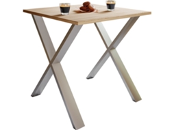 Mesa De Jantar De Madeira Mesa De Cozinha Xona X 80x50 Vcm
