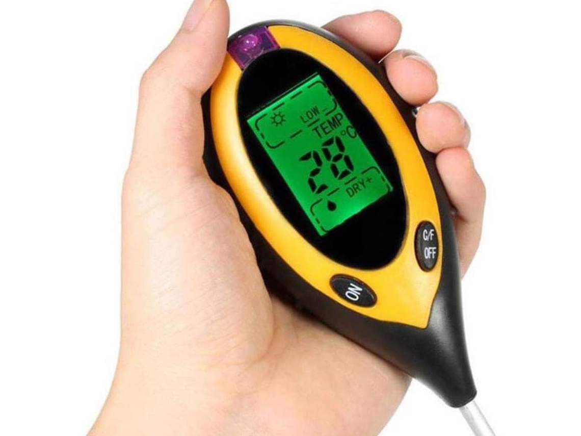 Analisador De Solo 4 Em 1 Ph Medidor Umidade Do Sensor Aquaforge