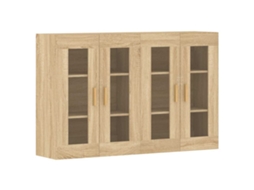 Wall Mounted Cabinet, Wall Mounted Cabinets Vidaxl Marrom Madeira Processada (n/a)