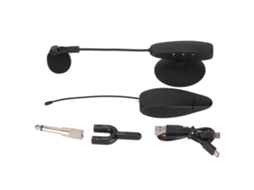 Aetheria microfone Sem Fio Uhf Omnidirecional Clip Condenser para Instrumentos Horns Saxofones Guitarra
