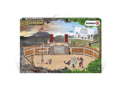 Conjunto de Figuras  Arena de Gladiadores com Acessórios