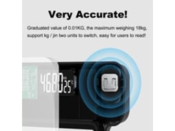 Balanza inteligente de grasa corporal con 59 funciones, app, Bluetooth, recargable, IMC, análisis de peso saludable | S/MARCA