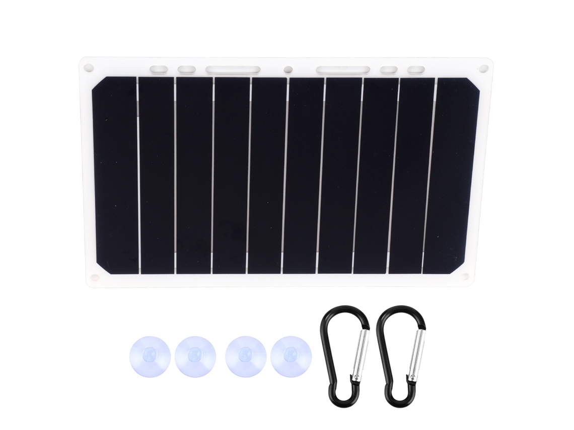 Painel Solar Portátil De 10w Laxiscreed Para Carregamento Externo E Uso Ao Ar Livre