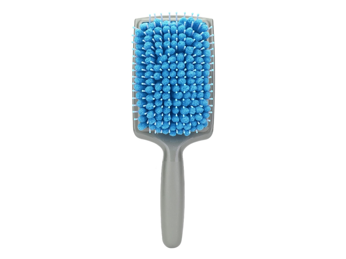 2026 secador de Cabelo com Pente, Toalha Absorvente Antiestática e Escova de Massagem Azul