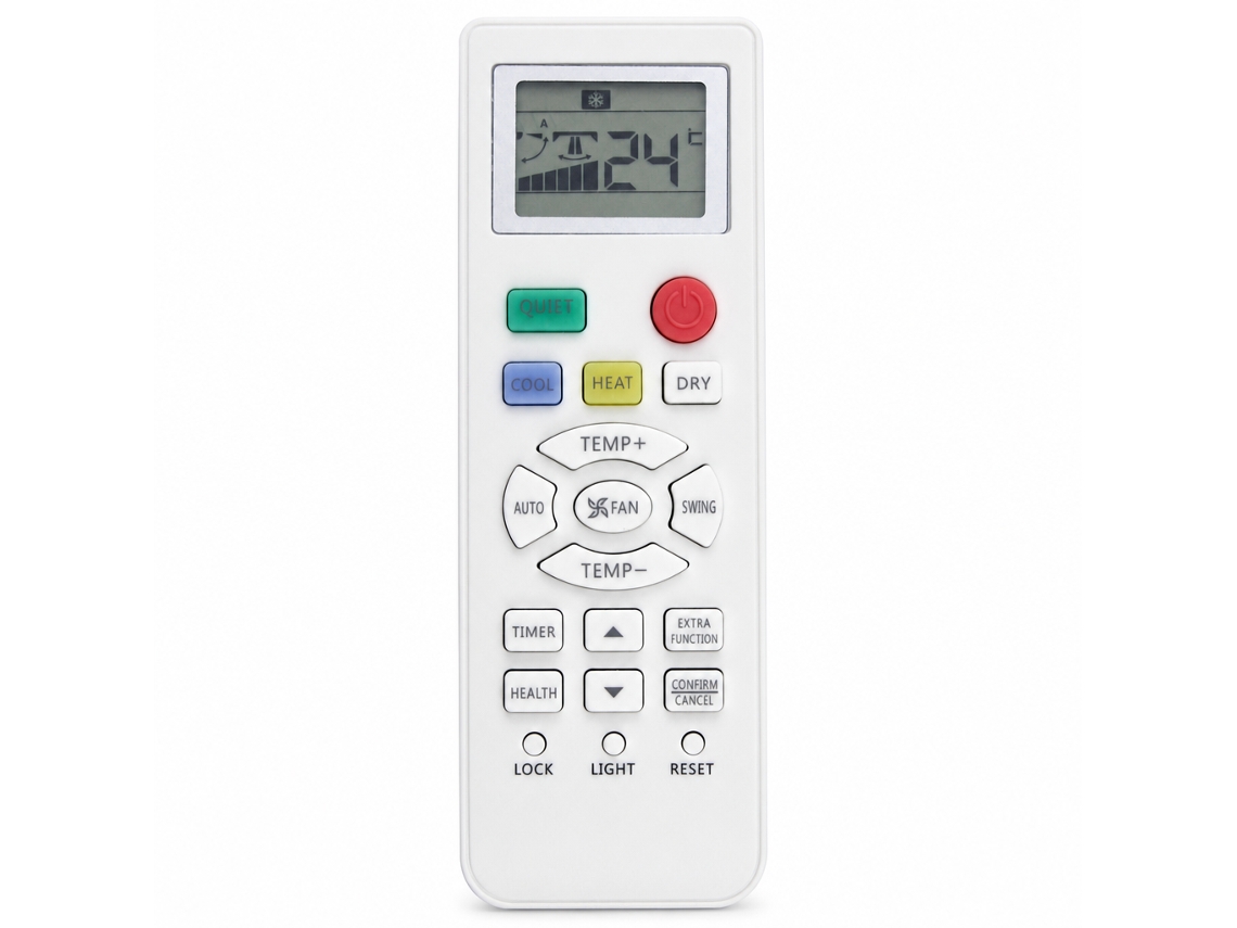 Comando À Distância Para Ar Condicionado Compatível Com Haier 0010401715b Yr-w08 Yl-w08, Sem Configuração