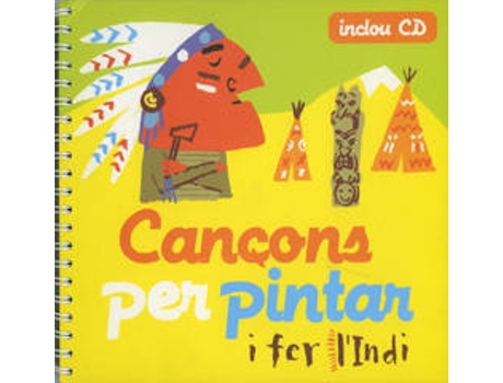 Livro Cançons Per Pintar I Fer L'Indi de Montse Roig Ayuso (Catalão)
