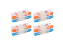 Conectores Compactos De Fio Com Alavanca 10pcs