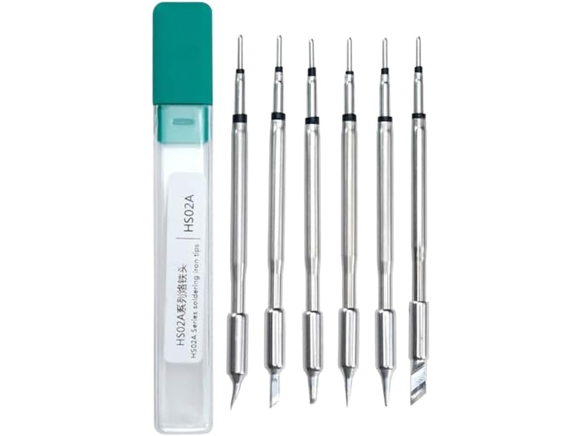 6 F245-k C2 Hs-02a Dws-200, Conjunto De Pontas De Ferro De Solda Metálicas Com Ku Js I