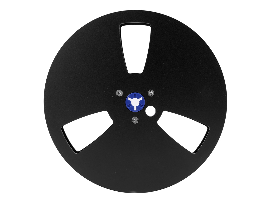 Bobina vazia de fita 7 polegadas 1/4 polegada para gravadores Teac, Revox, Studer, preta