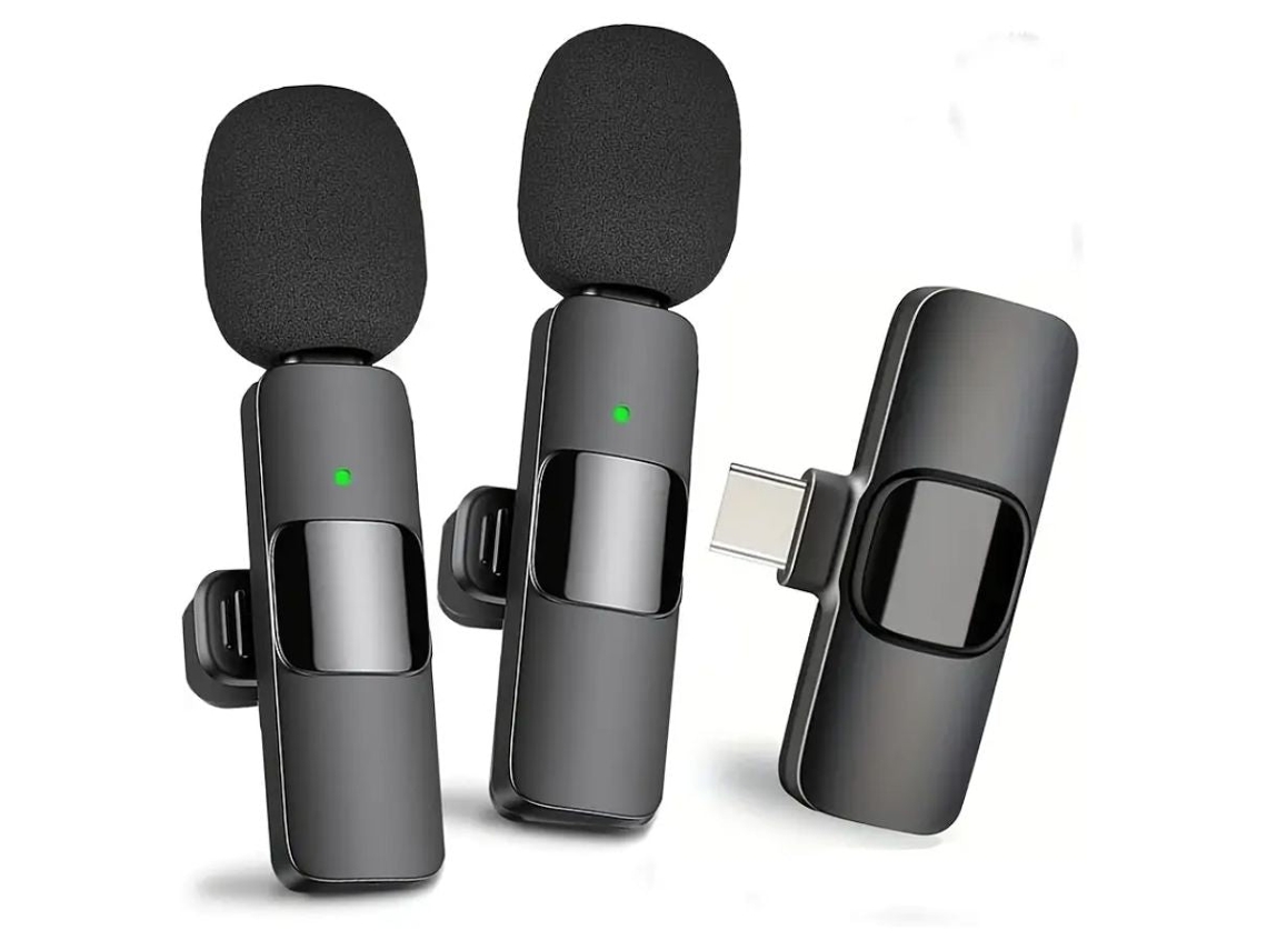 Microfone De Lapela Sem Fio Dodocool M21 Plug Play Tipo Lightning Com Cancelamento De Ruído