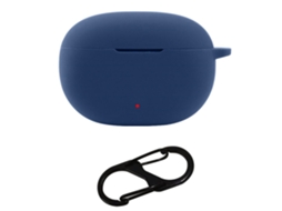 Capa De Silicone Com Fivela Para Beats Studio Buds Plus Azul Escuro Brilvibera