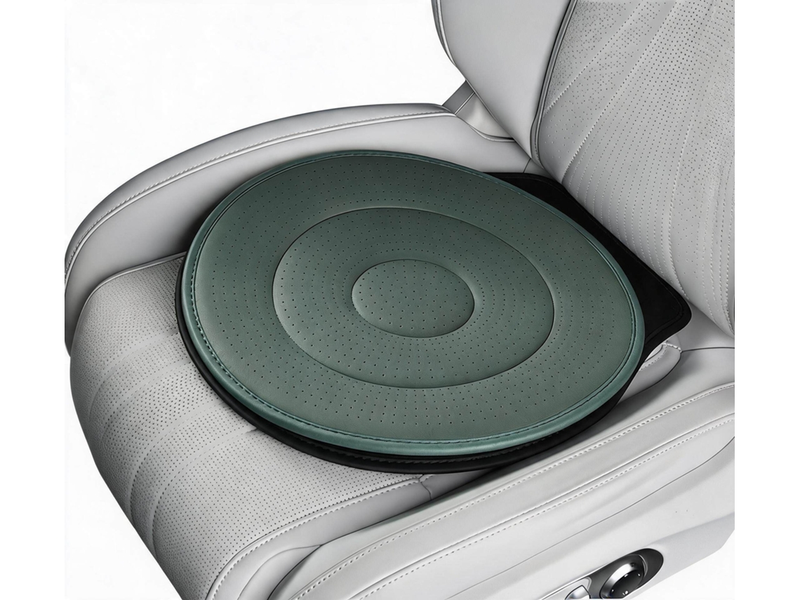 Almofada Universal para Assento de Carro HENTEN HOME Rotativo em 360 Graus a Entrada e a Saída do Veículo para Gestantes e Idosos Verde