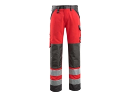 Calças Grandes Com Bolsos Para Joelheiras Safe Light 15979 Vermelho 48 / 32 MASCOT