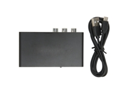 Conversor Rca para Hdmi LAXISCREED 4k 3d 3 Entradas 1 Saída