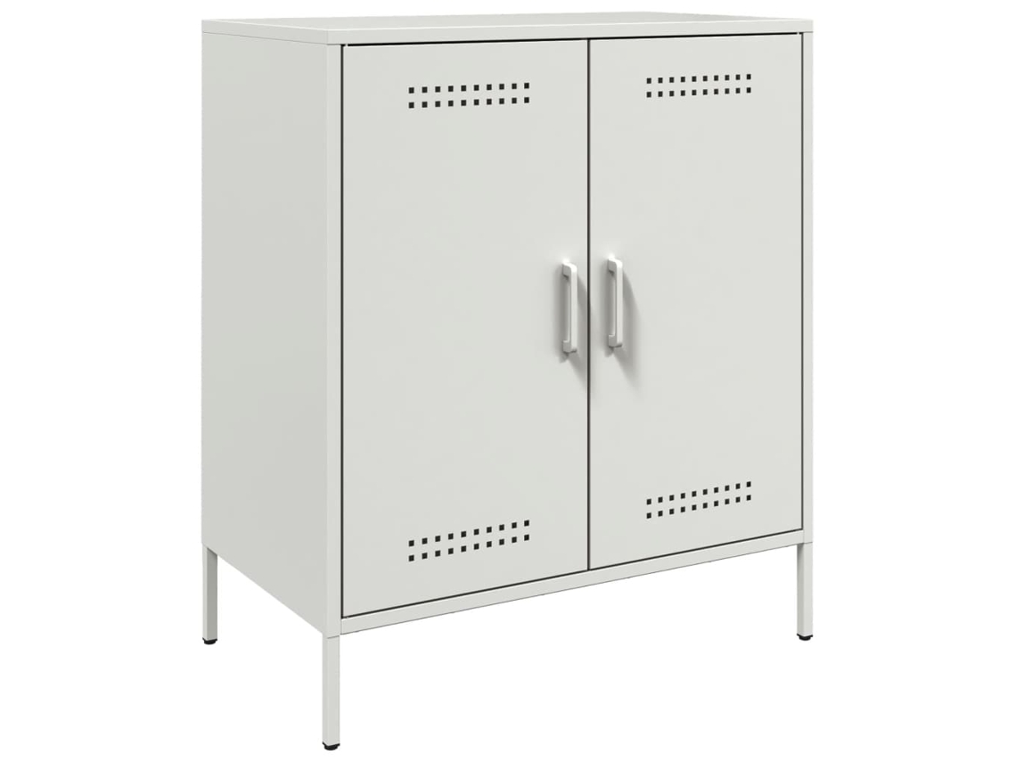 Sideboard, Sideboards Vidaxl Branco Aço (n/a)