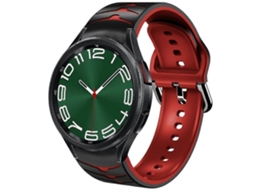 Pulseira De Relógio De Silicone Com Textura Curva
