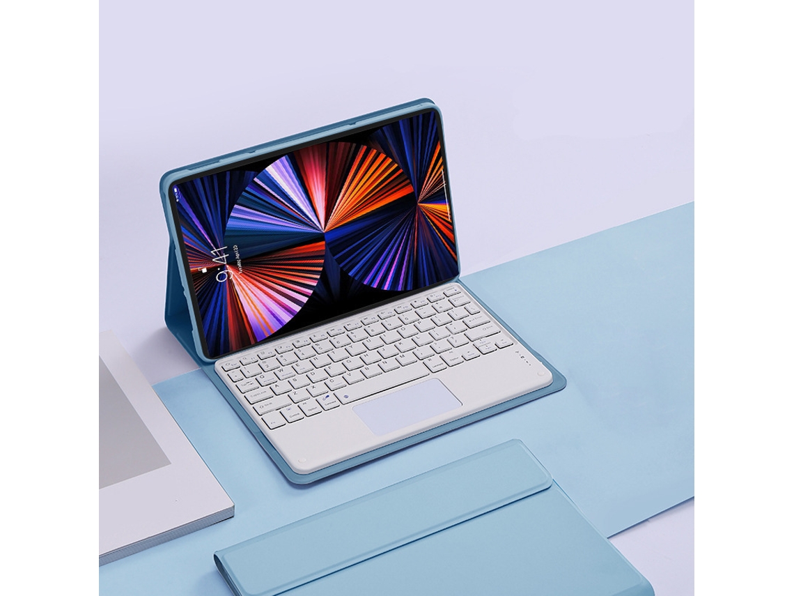Capa Teclado Para Lenovo Xiaoxin Pad Pro 12,6 (2021) Polegadas ,com Teclado Touch Bluetooth (azul) Cuich
