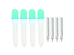 Panos de Pesca Led Visíveis Noite Verde 4pcs