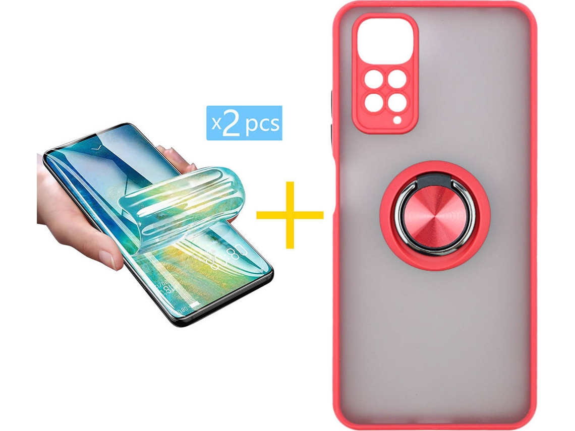Capa + 2 Películas para Samsung Galaxy SKYHE Vermelho