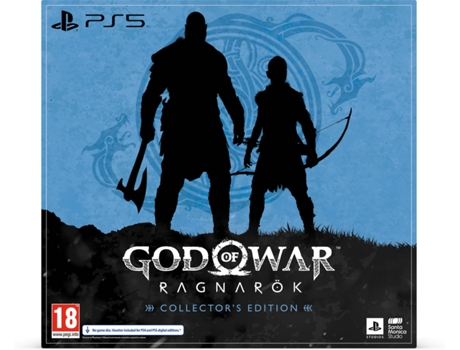 Pré-venda Jogo PS5 God of War Ragnarök (Código de Descarga na Caixa - Collector's Edition)