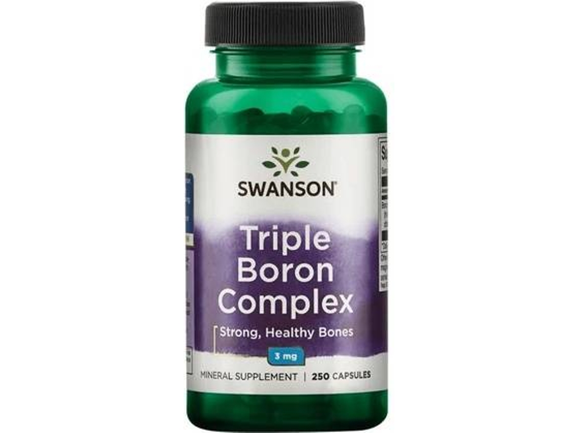 Suplemento Alimentar SWANSON Complexo Triplo De Boro (250 cápsulas de 3mg)