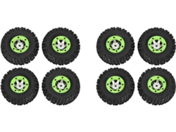 Kit de 8 Pneus para Carros RC SFUSHOS