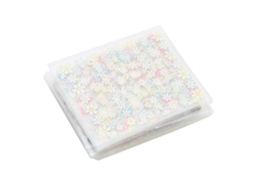 50 Hoja De Adhesivos 3d Para Uñas Con Desenhos De Flores, Decalques De Manicura Diy